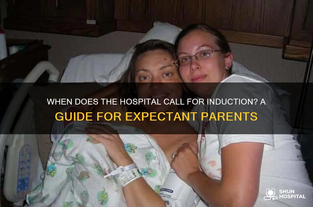 when does the hospital call for induction