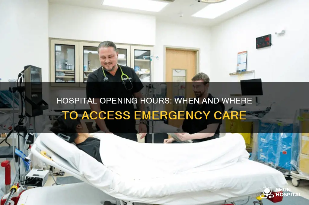 when does the hospital open