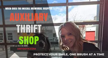 McCall Memorial Hospital Auxiliary Thrift Shop Hours and Schedule