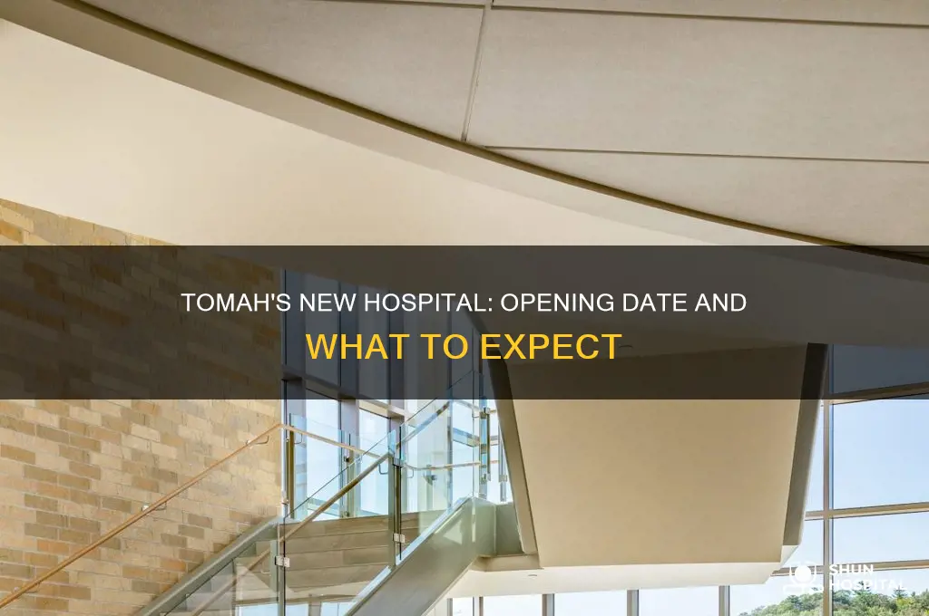 when does the new tomah hospital open