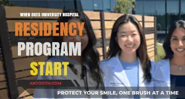 University Hospital Residency Program Start Dates: What You Need to Know