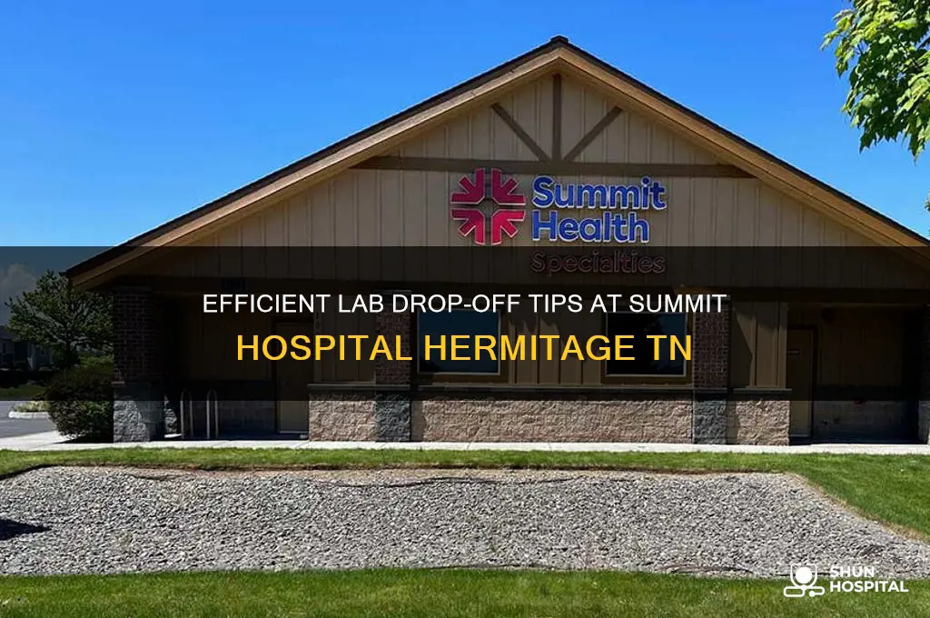 when dropping off labs at summit hospital hermitage tn