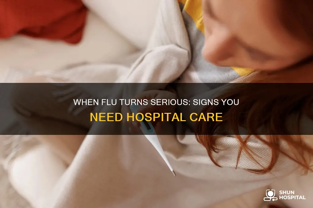 when flu needs hospital