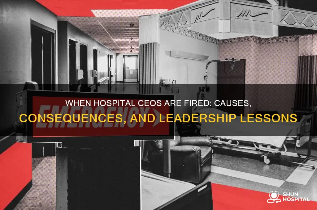 when hospital ceo fired
