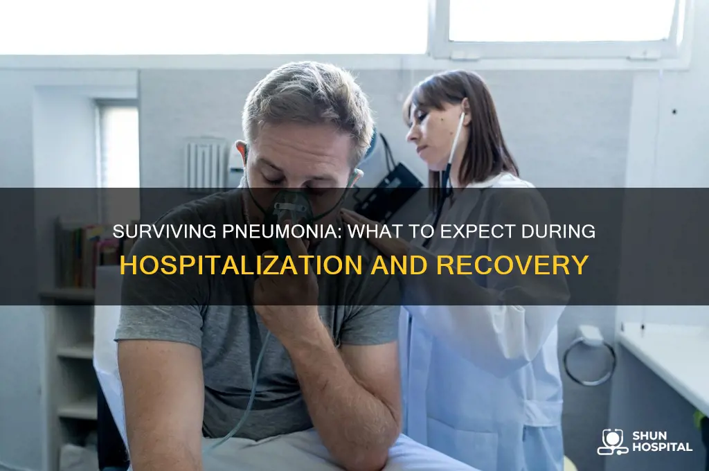 when hospitalized for pneumonia