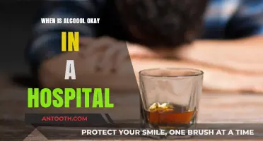When is Alcohol Use Acceptable in a Hospital Setting?
