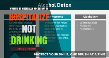 When Hospitalization Becomes Essential for Severe Alcohol Withdrawal Symptoms