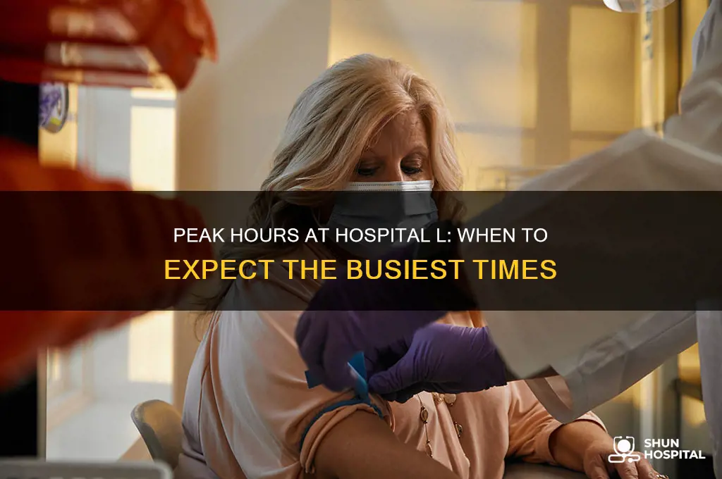 when is it the busy time at hospital l