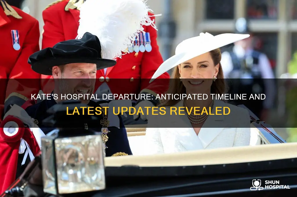 when is kate due to leave hospital