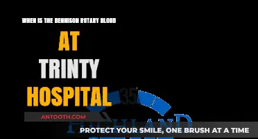 When is the Dennison Rotary Blood Drive at Trinity Hospital?