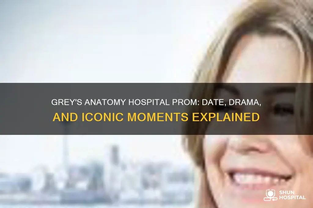 when is the hospital prom in grey