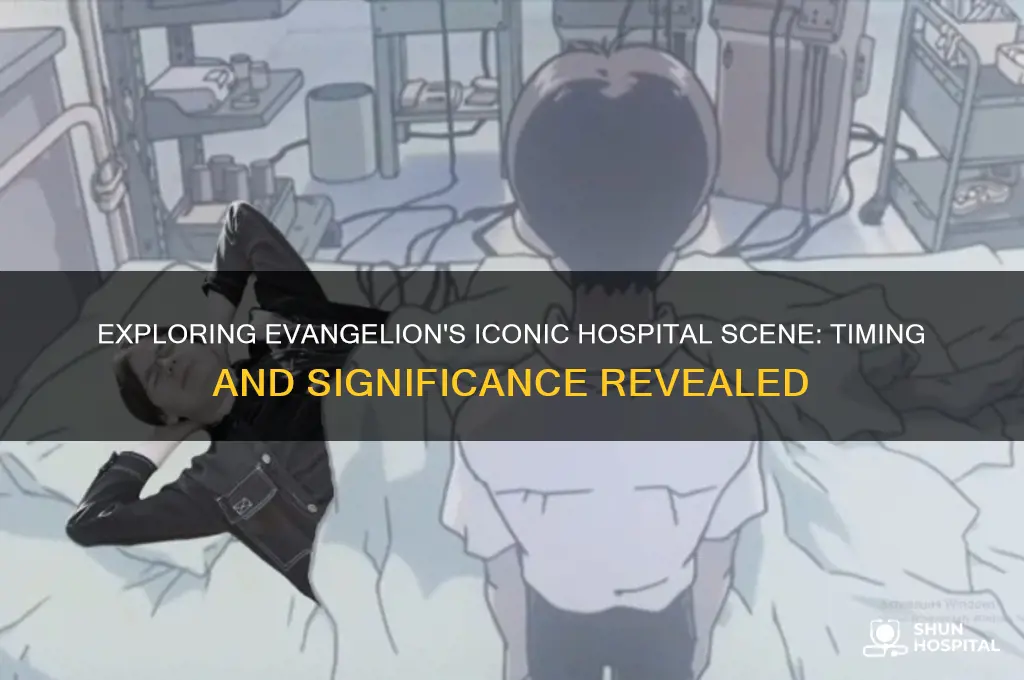 when is the hospital scene in evangelion