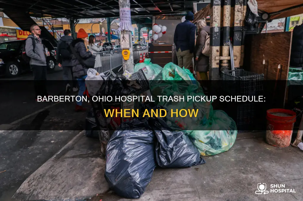 when is trash pickup by the hospital in barberton ohio