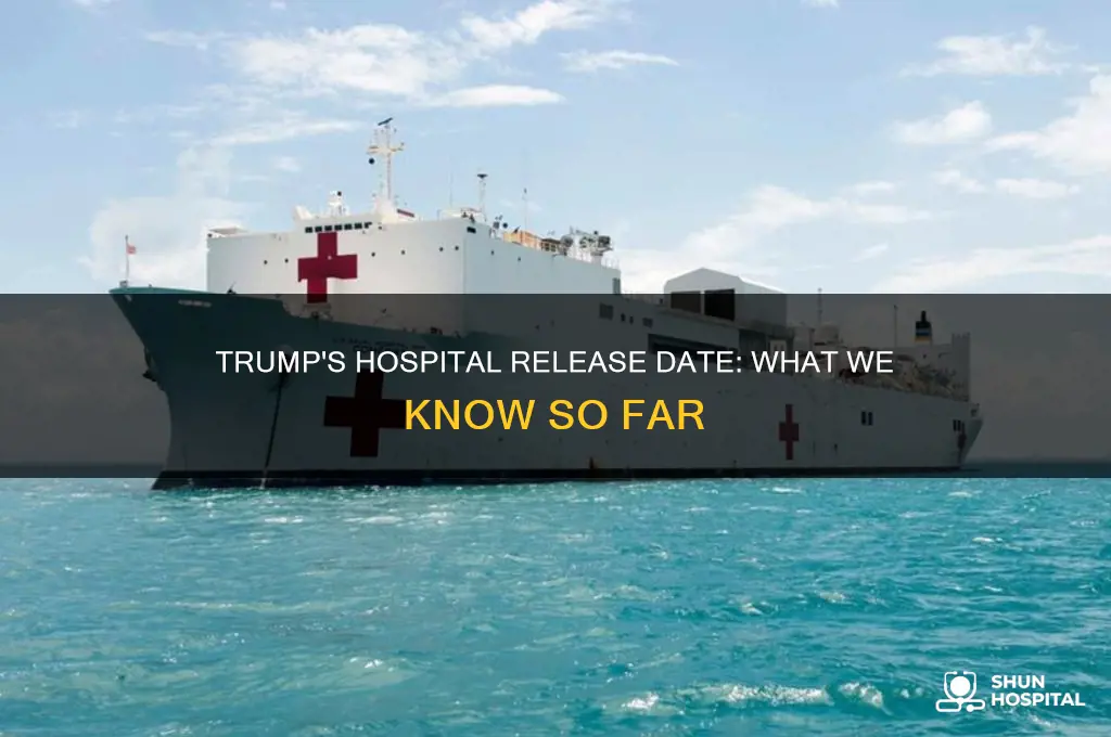 when is trump being released from hospital