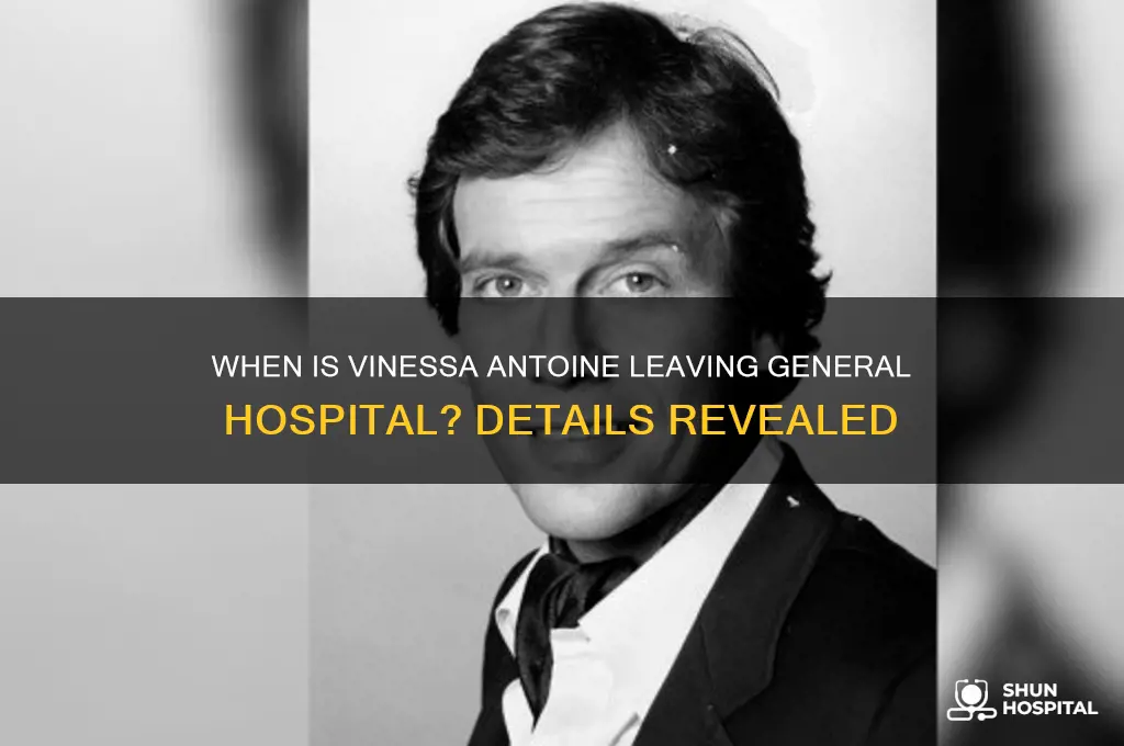 when is vgina tognoni leaving gemeral hospital