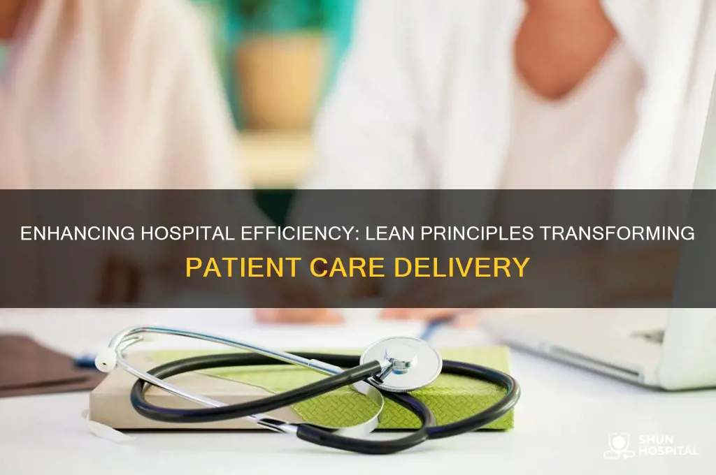 when lean principles practices are applied to hospital care