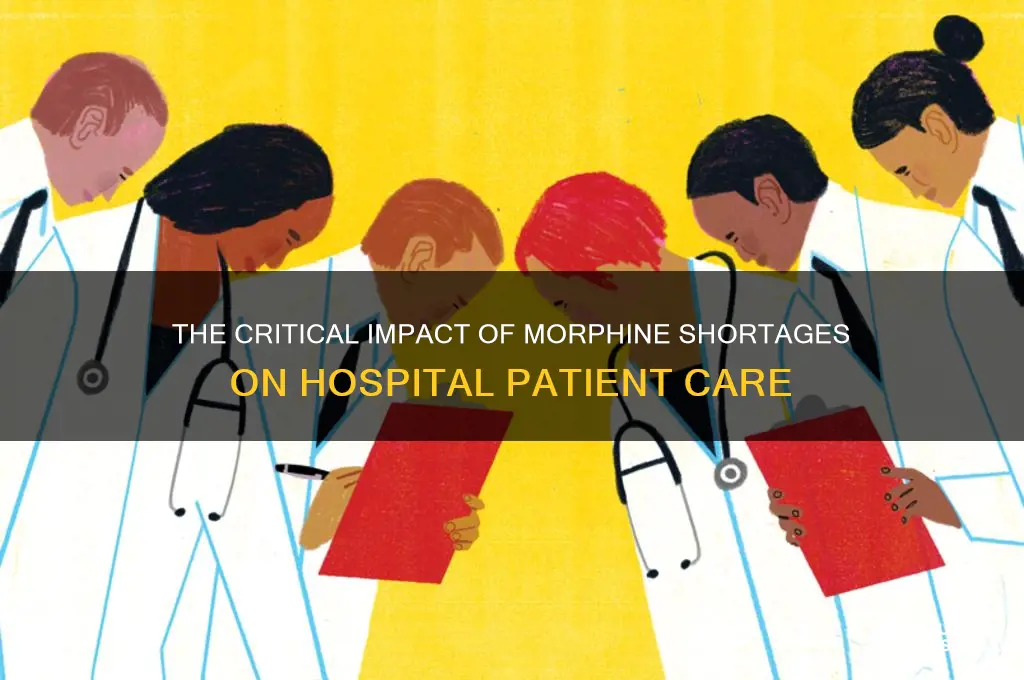 when morphine is missing in a hospitals