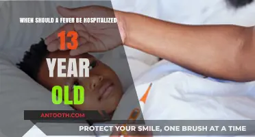 When to Hospitalize a 13-Year-Old with a Fever: Key Signs