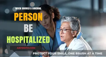When Should Suicidal Individuals Be Hospitalized: Critical Timing and Care