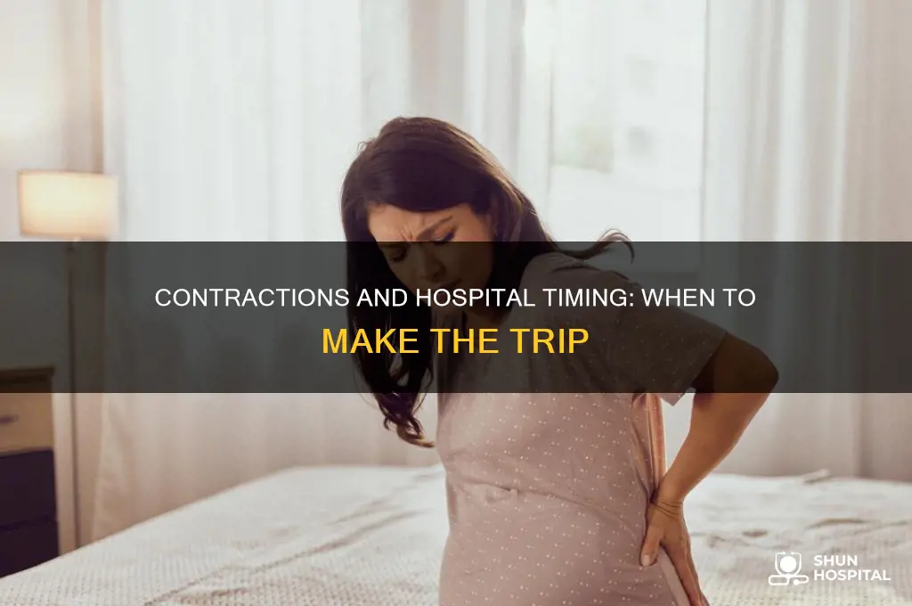 when should i head to the hospital with contractions