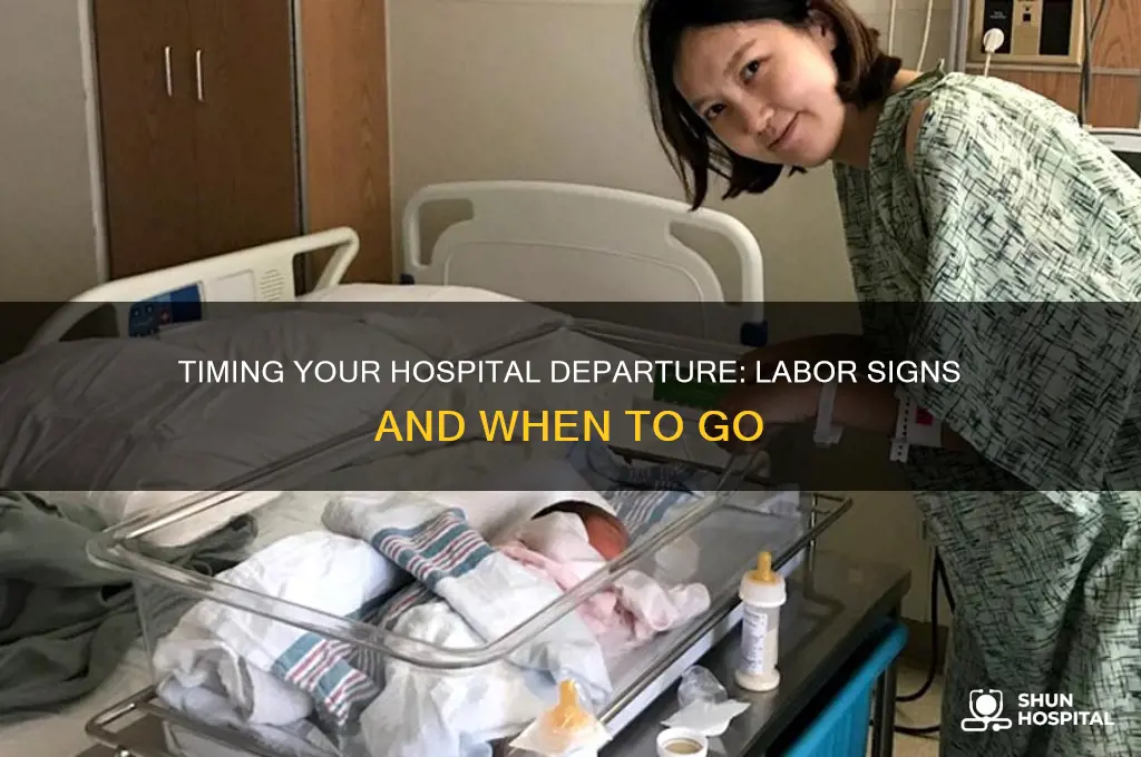 when should i leave for the hospital during labor