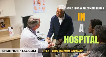 When to Hospitalize a Loved One with Alzheimer's: Key Signs
