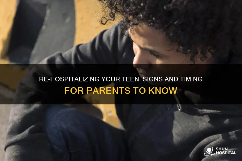 when should i re-hospitalize my teen