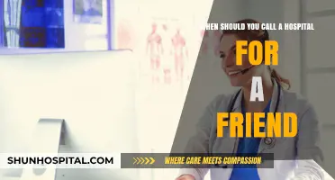 When to Call a Hospital for a Friend: A Guide