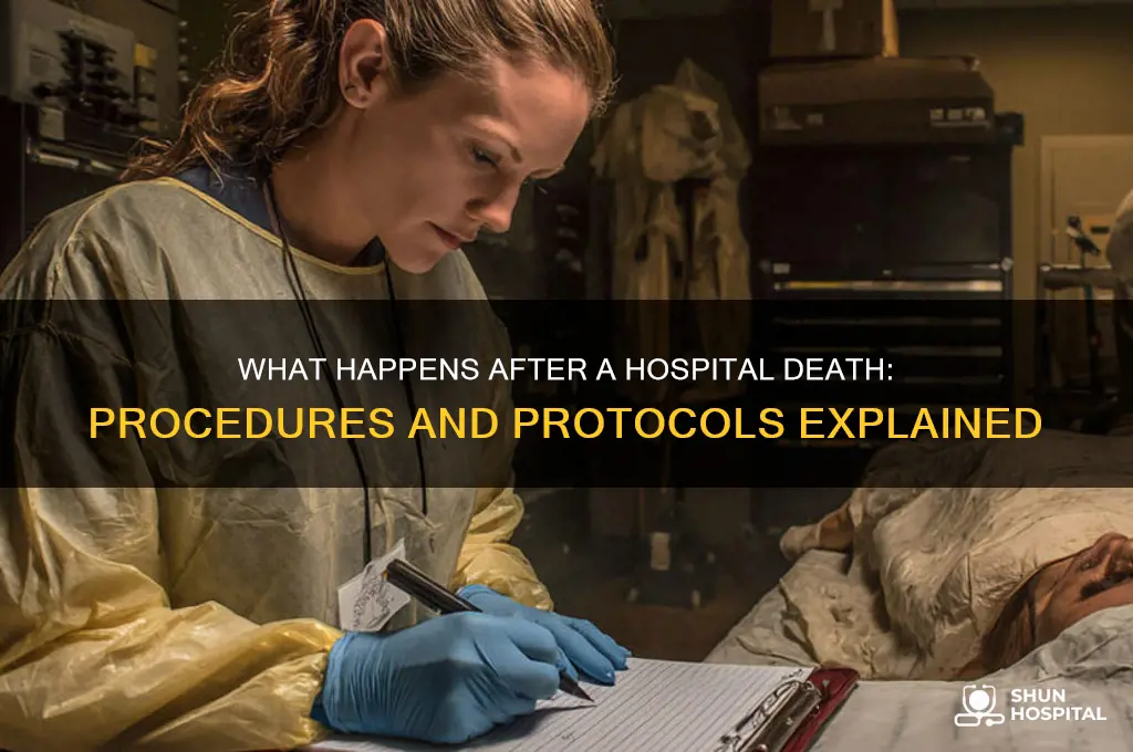 when someone dies at the hospital what do they do
