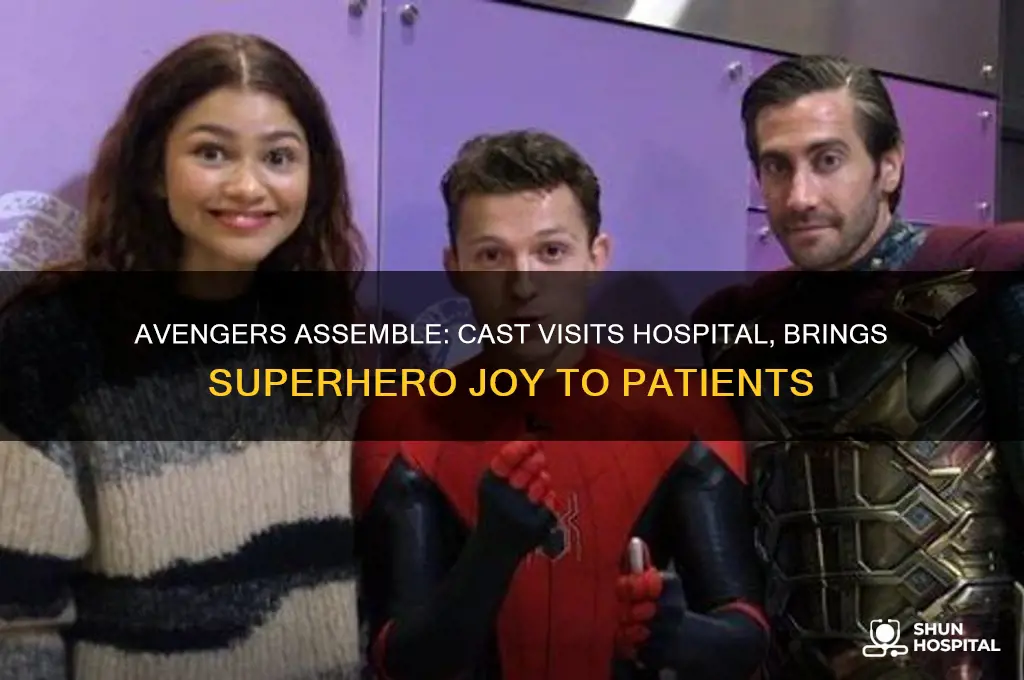 when the avengers cast shows up at the hospital