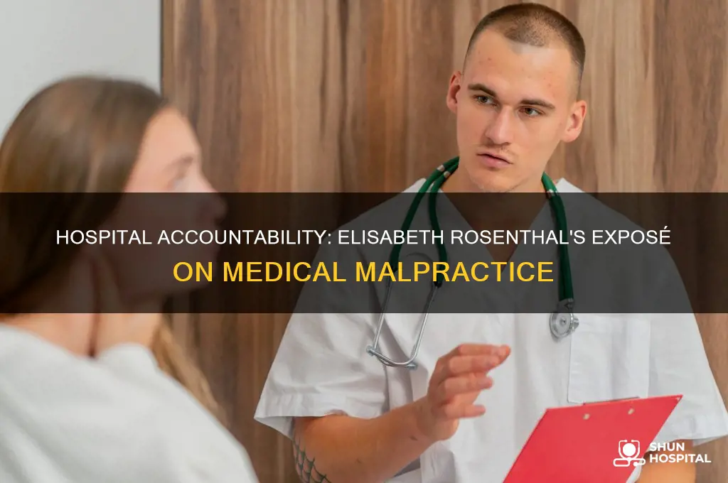 when the hospital fires the bullet by elisabeth rosenthal