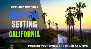 Navigating California Sales Tax in Hospital Settings: Key Application Guidelines