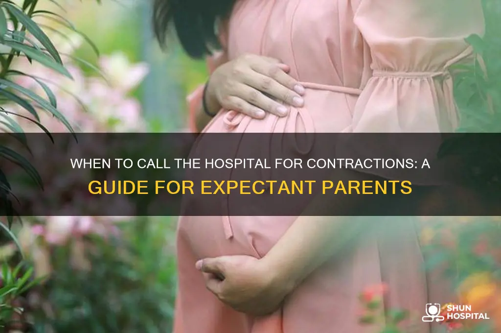 when to call hospital contractions