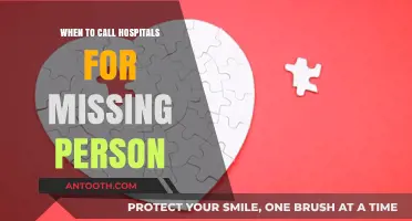 Missing Person: When and How to Contact Hospitals for Help