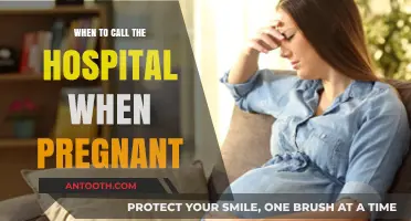 Pregnancy Concerns: When to Call the Hospital for Urgent Care