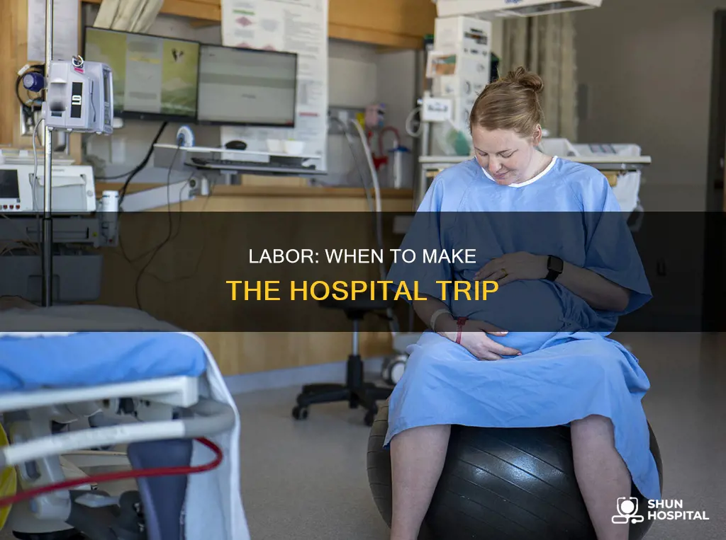 when to head to hospital for labor