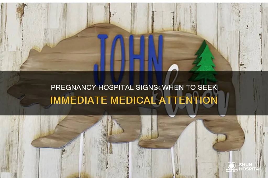 when to head to the hospital pregnancy