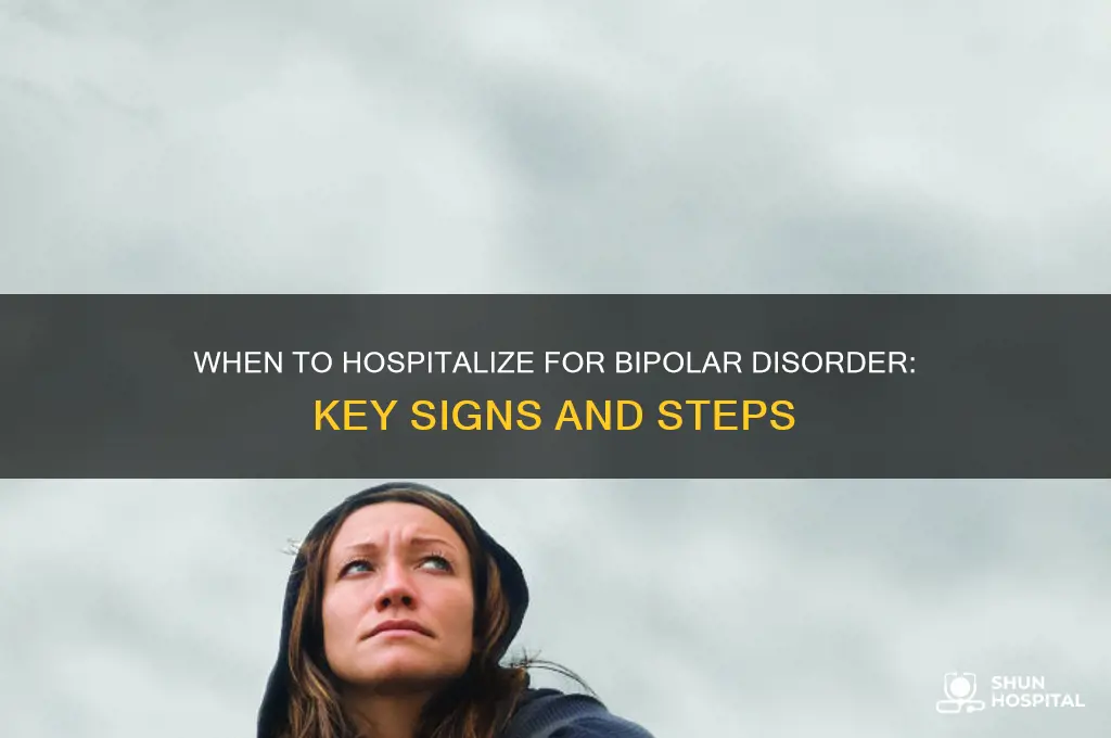 when to hospitalize for bipolar