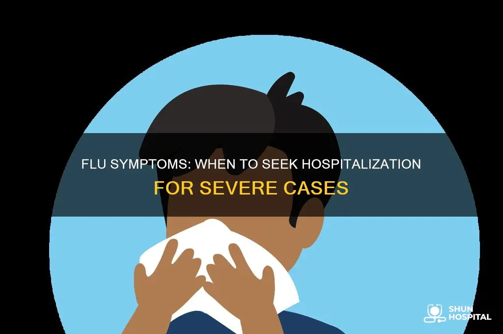 when to hospitalize for flu