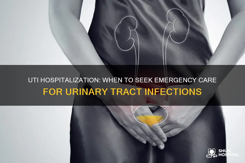 when to hospitalize for uti site edu