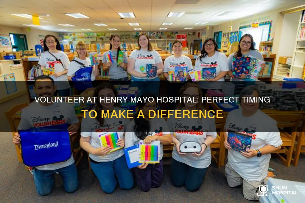 when to sign up to volunteer at henry mayo hospital