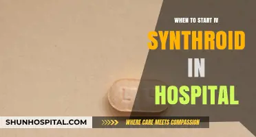 Optimal Timing for IV Synthroid Administration in Hospital Settings