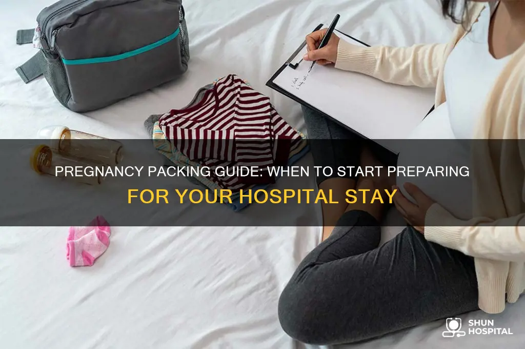 when to start packing for hospital pregnant