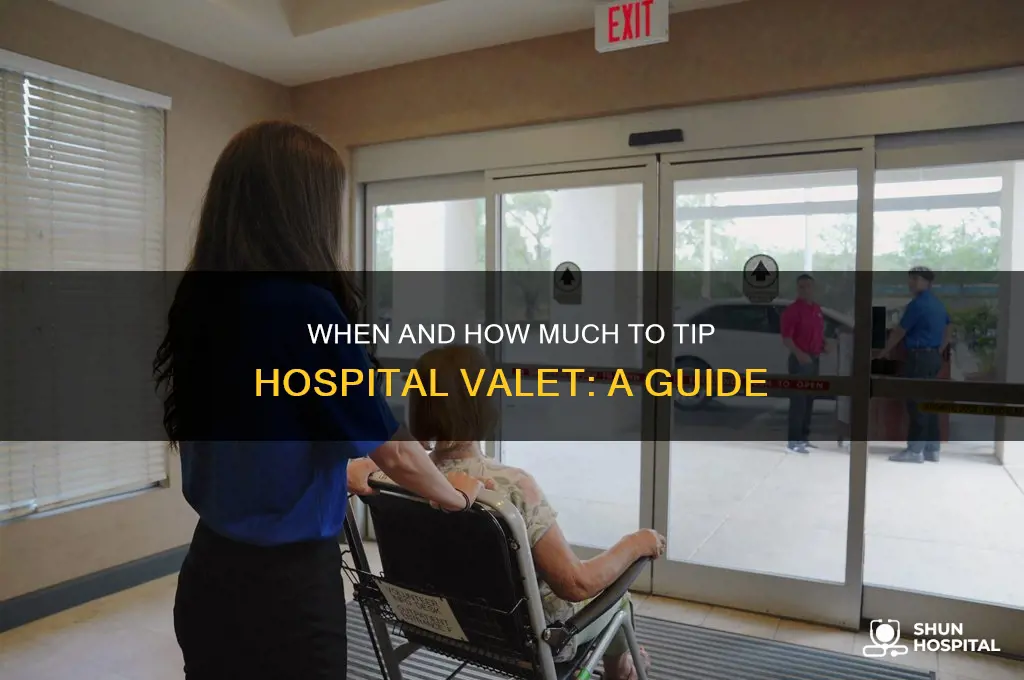when to tip hospital valet