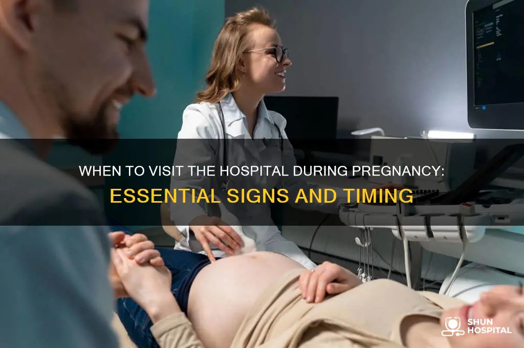 when to visit hospital pregnancy