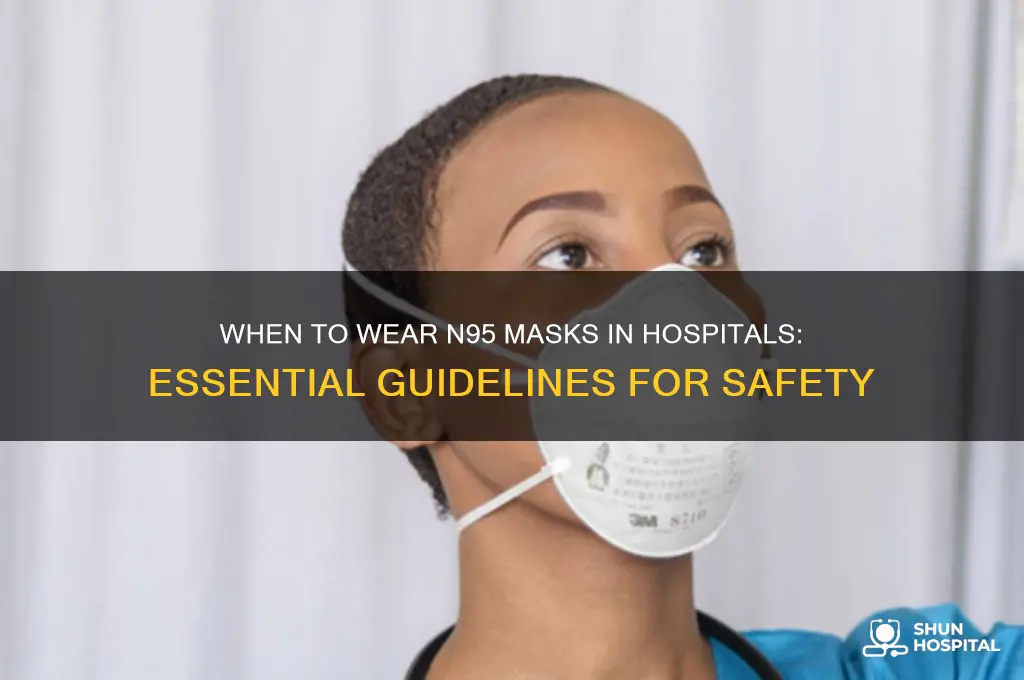 when to wear n95 mask in hospital