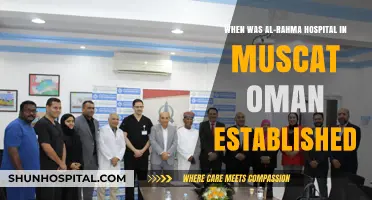 Al-Rahma Hospital Muscat, Oman: Establishment Year and History