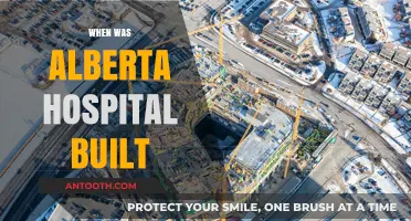 Alberta Hospital's Construction: A Historical Overview of Its Founding