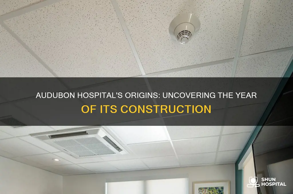 when was audubon hospital built