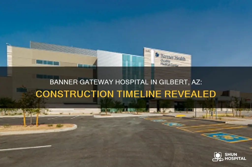 when was banner gateway hospital in gilbert az built